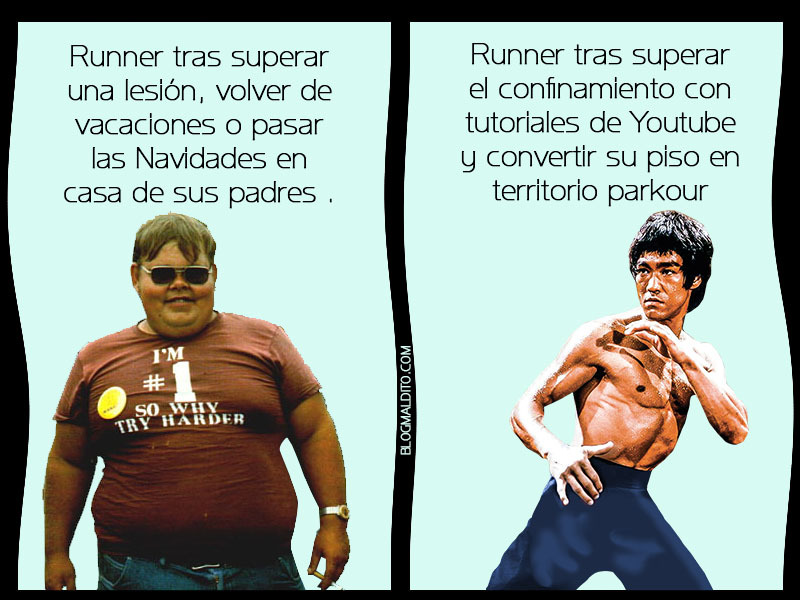 Hasta qué punto afecta el confinamiento a los corredores.
Una entrada solo con ánimo de entretener y pasar el rato de encierro con nuestras tonterías. blogmaldito.com/2020/03/19/has…
