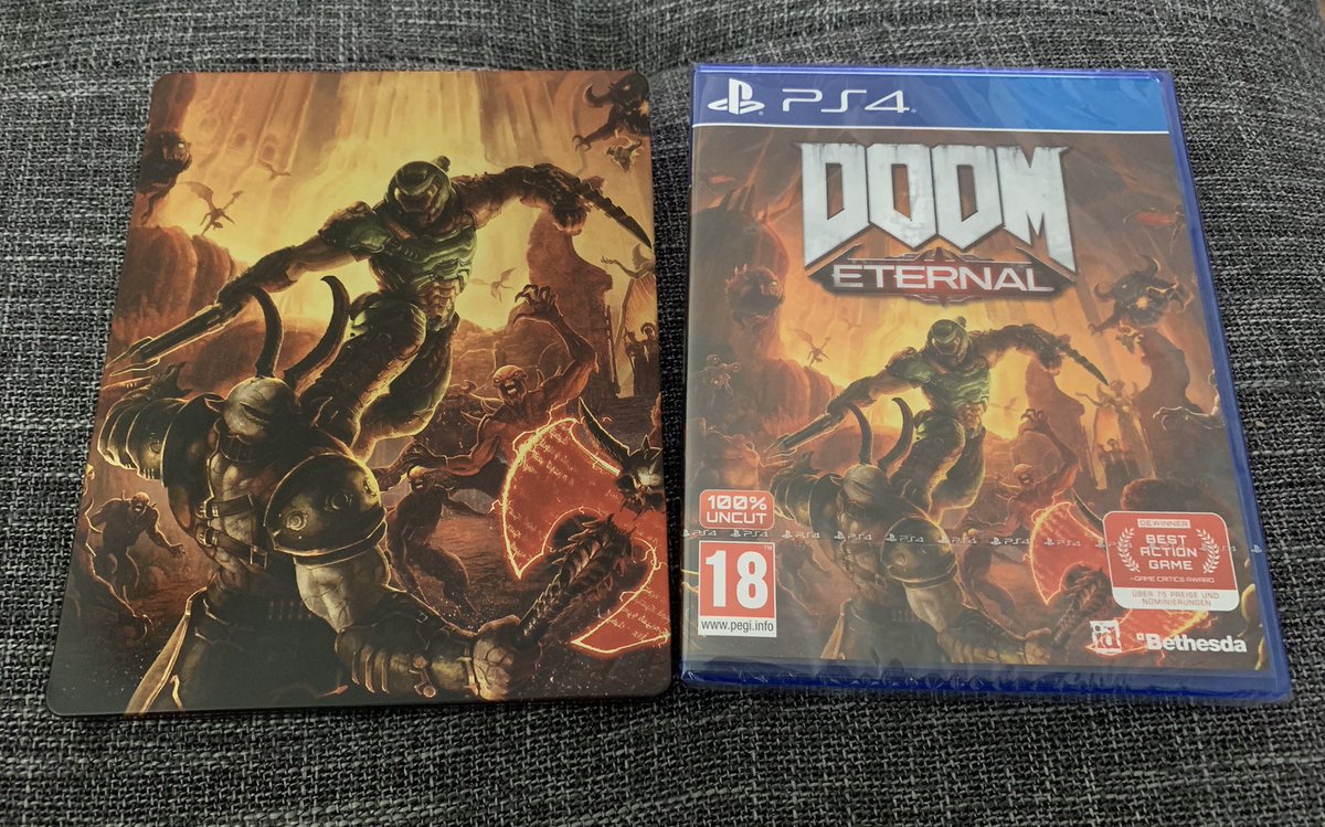 thorsto's tweet image. Doom Eternal arrived early 😎

#doom 
#doometernal 
#playstation⁣
#playstation4 
#consolegaming 
#gaming 
#gamingcommunity 
#gaminglife
