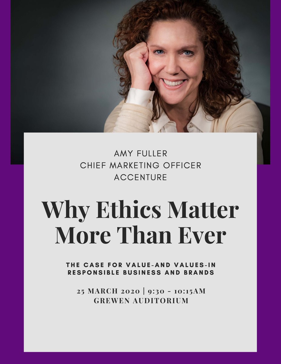 CoreLabsx0's tweet photo. And the beat goes on....Excited! to (virtually) welcome Amy Fuller #CMO @Accenture to @LeMoyne @MaddenSchoolLMC #ISProgram #MSIS 3/25 9:30 am EDT 'Why #Ethics Matter More Than Ever' Welcome, Amy! Looking forward to the conversation! #ITStrategy #DigitalStrategy #EnterpriseSystems https://t.co/UTfofyVL2o