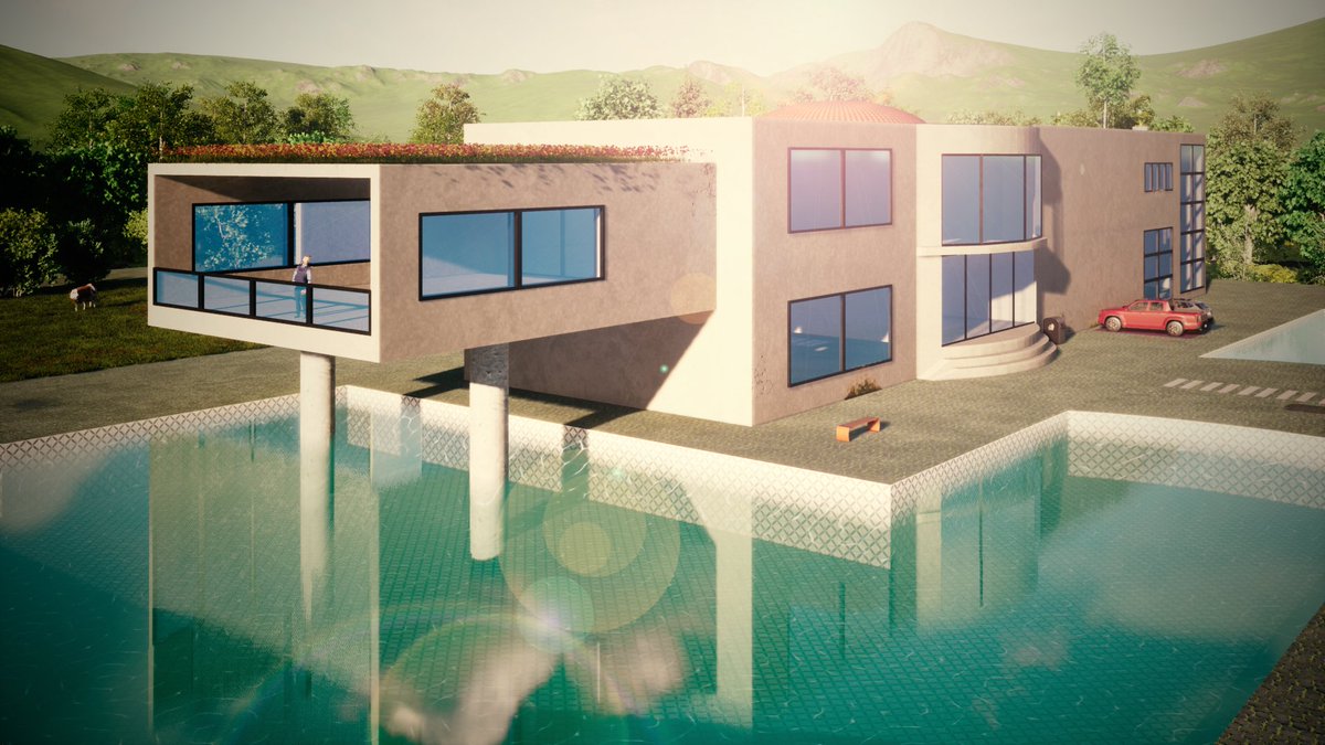creativesitein's tweet photo. R&amp;D Architectural design. House Design like Pendrive @creativesitein #twinmotion #Architect #3DSMax https://t.co/sWuvlu8ngD