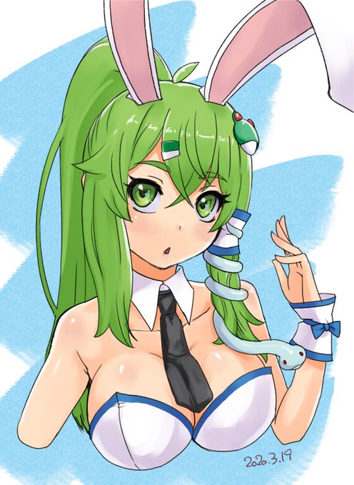 早苗逆じゃないバニー 