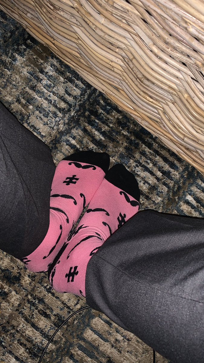 cdvadas's tweet photo. Despite the craziness time to bring happiness to people with the #pinksocks https://t.co/b7gUP7UPNf