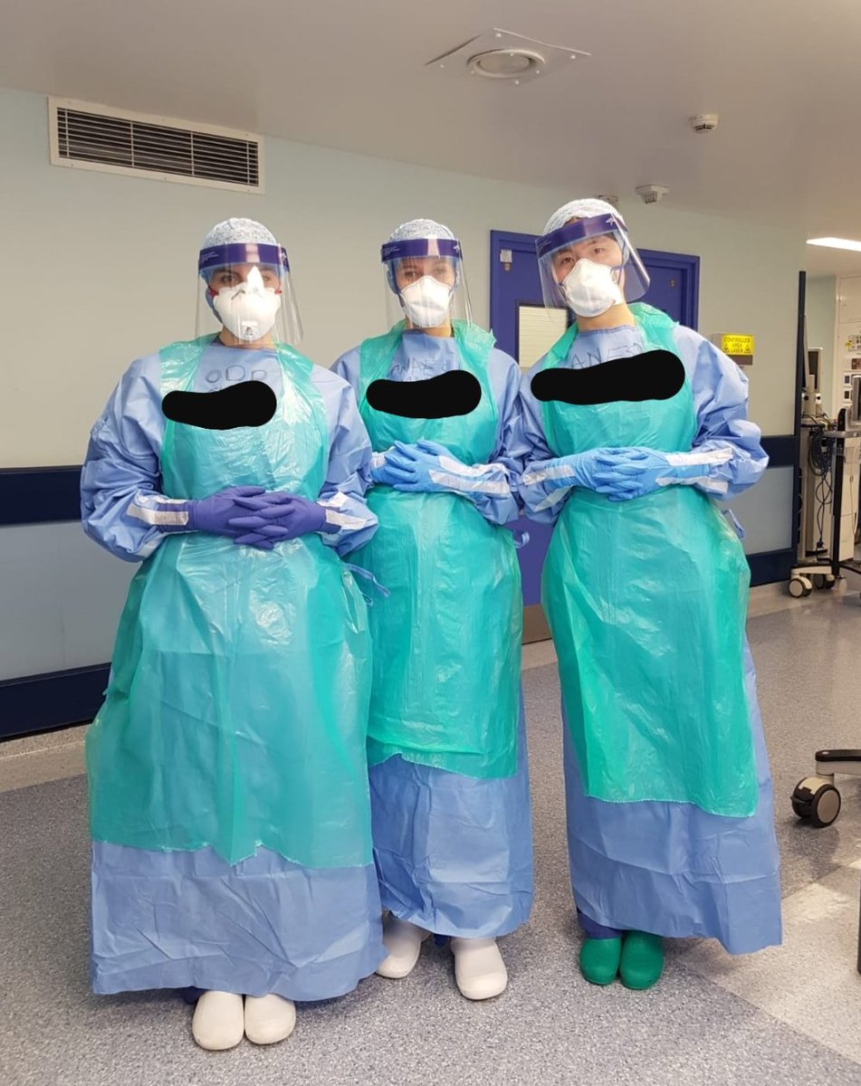 As #covid19UK continues, we've created "intubation teams" to help our ICU colleagues

We've also changed our on call to guarantee at least two anaesthesia consultants plus trainees resident 24hrs a day, 7 days a week 

#Teamwork #inittogether #COVID19 #coronavirus #coronavirusuk
