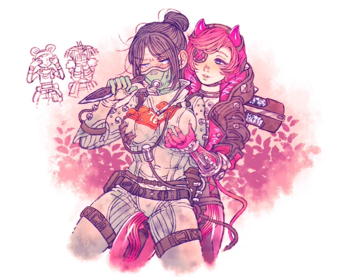 レイスの左レイスと右レイスを持ち上げるワットソン⚡️
 #ApexLegends 