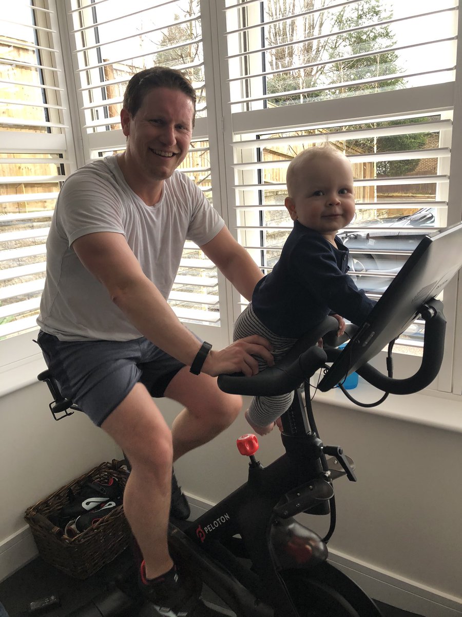 bcday1981's tweet photo. @onepeloton sometimes dad needs telling to work just that little bit harder! https://t.co/8MjXUzD8zs