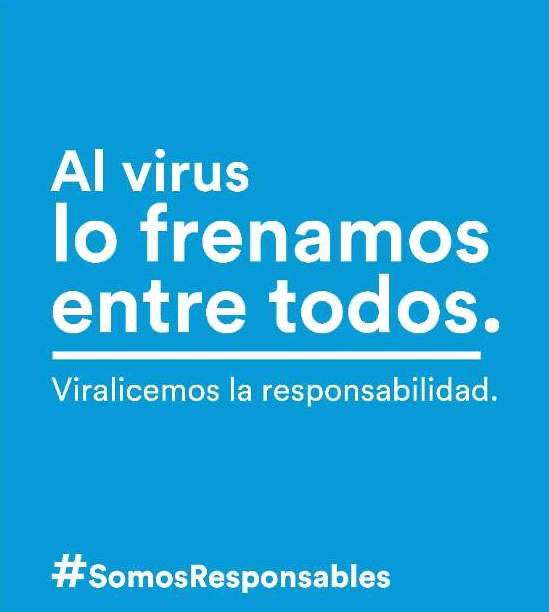 Es ahora y juntos! #SomosResponsables #QuedateEnCasa