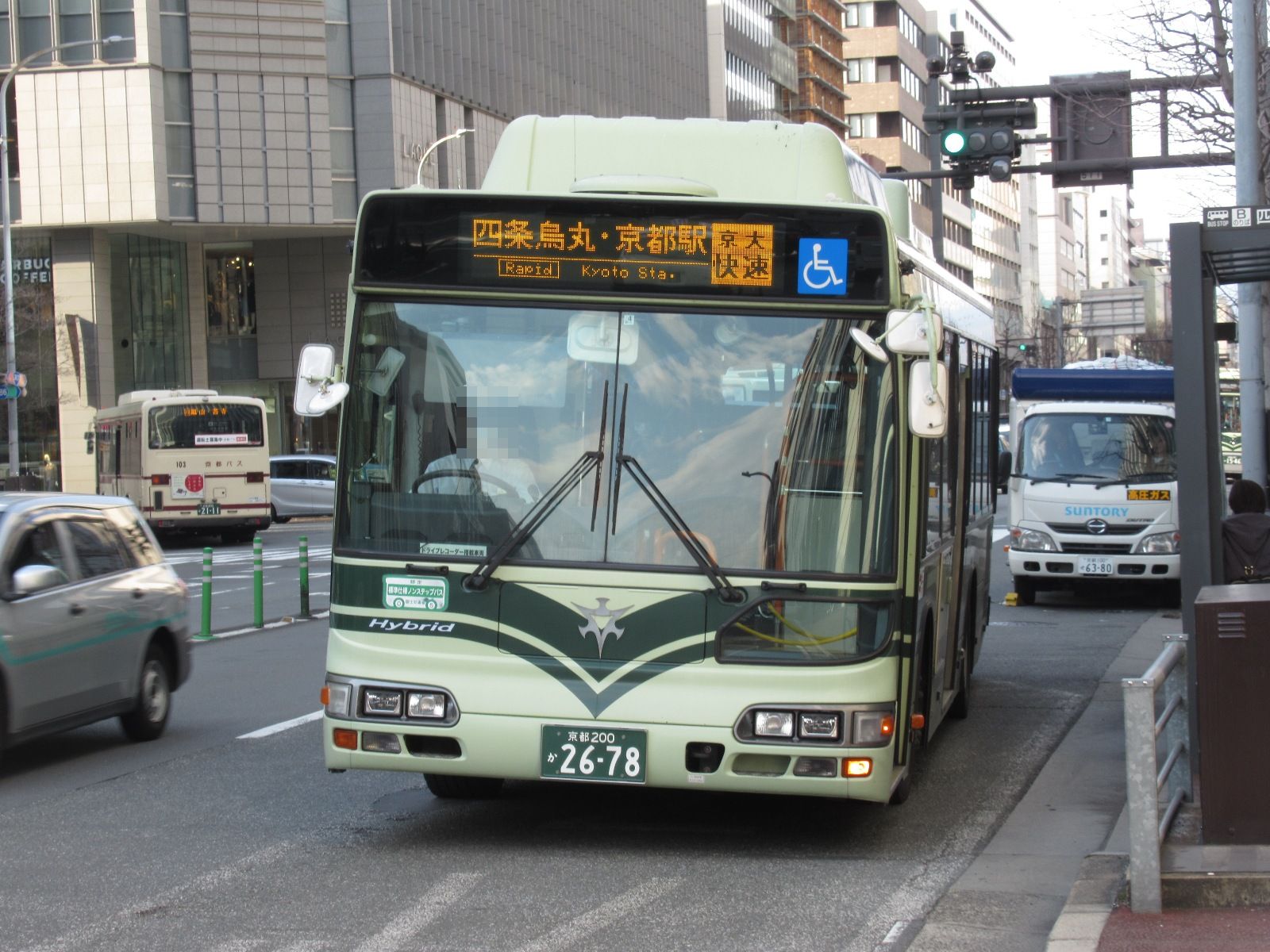 ｉｋｙｓ 年3月19日 京都市バス 京都バス 四条烏丸 No 1 京都市交通局 京都市バス 京都バス １枚目 京大快速 3629 ２枚目 ３枚目 2678 ４枚目 2261 京大快速の最終日の最終便がまさかのフルカラーled 今までledだったので