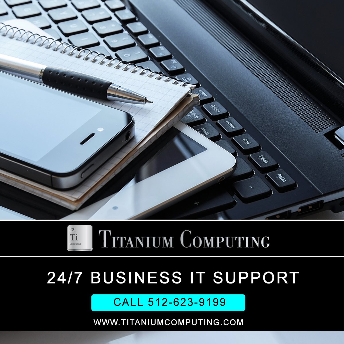 TitaniumComput1's tweet photo. 24/7 Business IT Support

We understand emergencies happen, that's why our Austin IT support is here when you need it.

Call us at: 512-623-9199.

Learn more: https://t.co/NoAyX2Pegn https://t.co/Pbq5DFU1hR