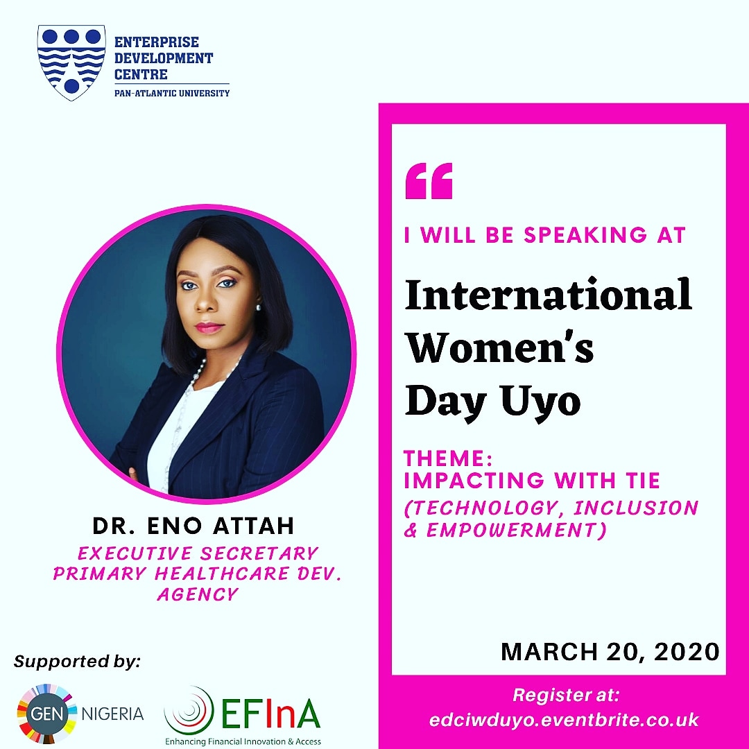 If you reside in Uyo and close by, we look forward to hosting you at this IWD2020 event. Lets continue the conversations #EachforEqual #iwd2020uyo #InternationalWomenDay2020