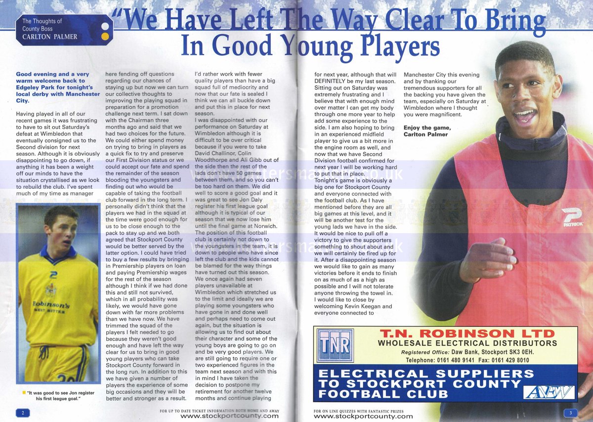 Stockport County programmes tweet media