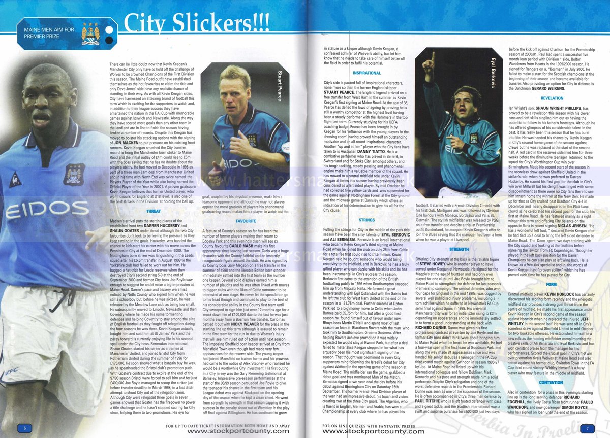 Stockport County programmes tweet media