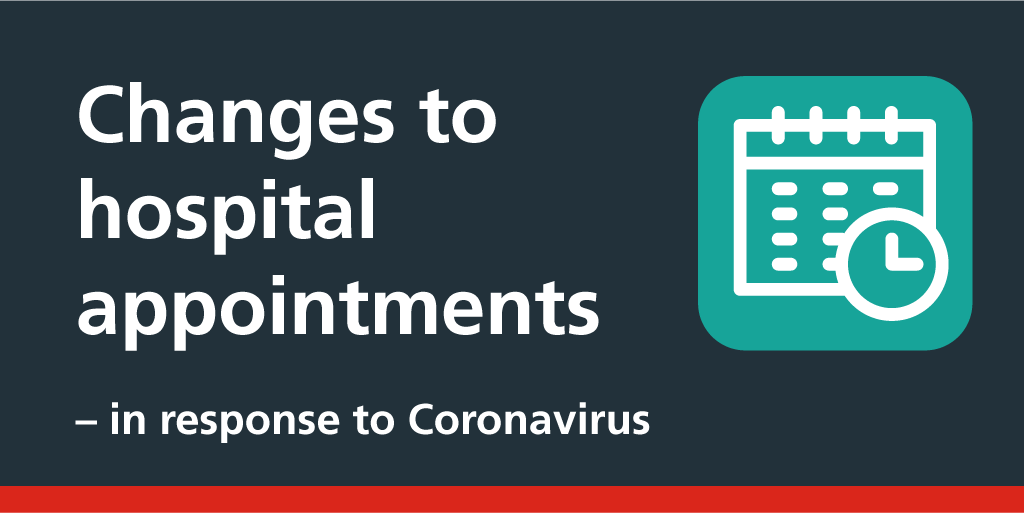 ImperialNHS's tweet photo. From today, unless we have asked you to come into hospital, all face-to-face outpatient appointments are being replaced by telephone or video consultations.

For full information on how this will affect your appointment, please see our website: https://t.co/Av7lQgOr1T https://t.co/EMgmZatAzw