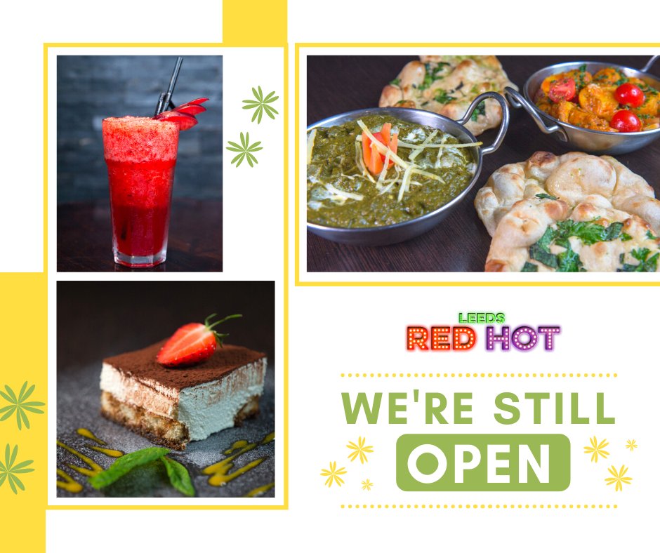 RedHotLeeds's tweet photo. Hello Leeds,

We are OPEN and serving you with your favourite food.

STAY HEALTHY AND HAPPY…

https://t.co/8BCg3vIQ39
.
.
.
.
.
#ThursdayThoughts #thursdayvibes #Thursday https://t.co/fJ1e3BCZss