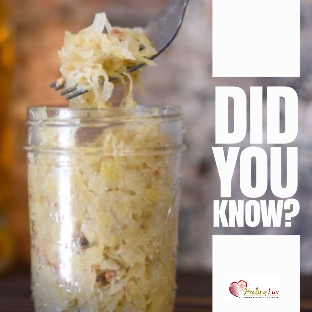 Sauerkraut is a source of immune-boosting probiotics and nutrients. In addition to being a source of probiotics, sauerkraut is rich in vitamin C and iron, both of which contribute to a healthy immune system. #FitnessInfluencer #HealthWorkshops #FitnessWorkshops #Sauerkraut #Vit C