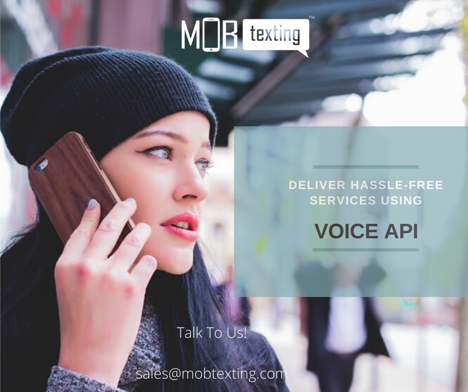 mobtexting's tweet photo. Financial institutions are moving towards futuristic cloud-based Voice Telephony services.
Connect with your staff across the globe through reliable IVRS solutions.

For more information Sign-Up https://t.co/IdDsZSLPBg

#Mobtexting #ThursdayThoughts #VoiceTelephony #VoiceAPI https://t.co/CUoco6Nsiv