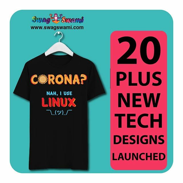 SwagSwamiDotCom's tweet image. 20 Plus New Tech Designs Launched.
#swagswami #codingtshirts #programmingtshirts —- instagram.com/p/B96ffLAFRtM/