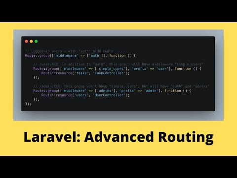 cyblance's tweet image. We all use simple Route::get() and Route::post() syntax, but in bigger projects, it gets much more complicated. This video tutorial will compile various tips for different situations. See the full video here: youtube.com/watch?v=_BIhuX…

#Laravel_development #laravel_routing #laravel