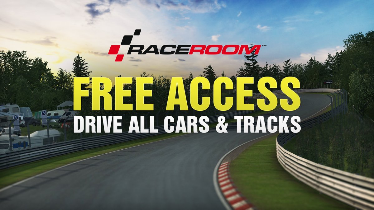 raceroom's tweet photo. In these difficult times of quarantine and lockdowns, it's very important that we take care of each other. 

Therefore we decided to give everyone FREE access to all cars &amp; tracks in #RaceRoom for the next few days!

Stay home, take care of your loved ones &amp; enjoy some #simracing https://t.co/vqpY9ChCSv
