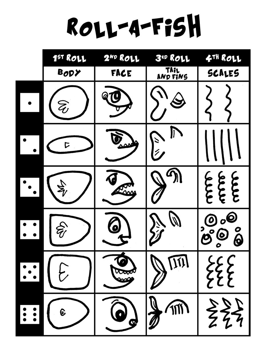 Roll-A-Picture time! We hope these bring a few laughs to your home. We would love to see what you create.