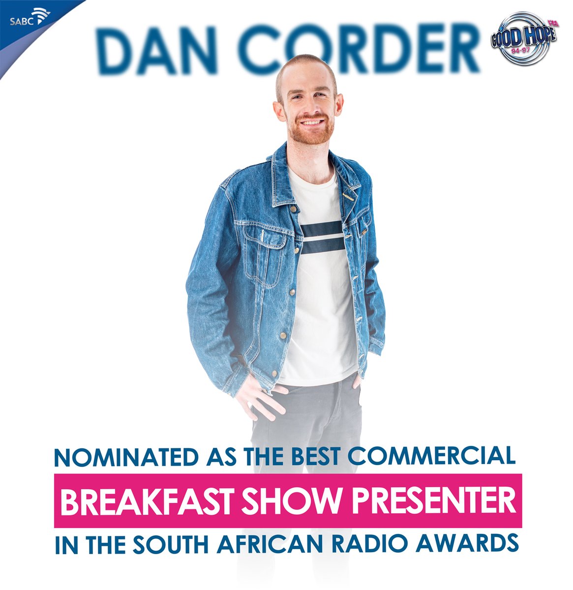 Good Hope FM (@goodhopefm) on Twitter photo 🎙️ Well done to <a href="/DanCorderOnAir/">Dan Corder 📺</a> for being nominated in the Best Commercial Breakfast Presenter Category
Good luck at the <a href="/SARadioAwards/">@SARadioAwards</a> 📻
🎶 Who has the ginger? 🔥 🎙️ Well done to <a href="/DanCorderOnAir/">Dan Corder 📺</a> for being nominated in the Best Commercial Breakfast Presenter Category
Good luck at the <a href="/SARadioAwards/">@SARadioAwards</a> 📻
🎶 Who has the ginger? 🔥