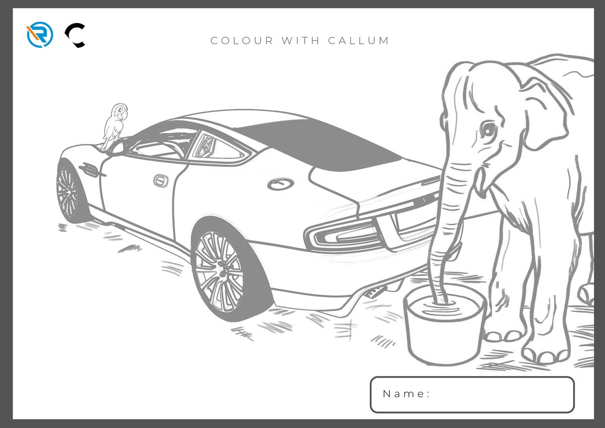 A1GOY's tweet photo. Well isn’t this a blinding idea. The team at @DesignsCallum has created some things for kids (and not kids) to colour in! Tag your creations with their social handles, and #colourwithcallum, and the best will get featured on their socials AND win stuff. https://t.co/GUD3126LKm
