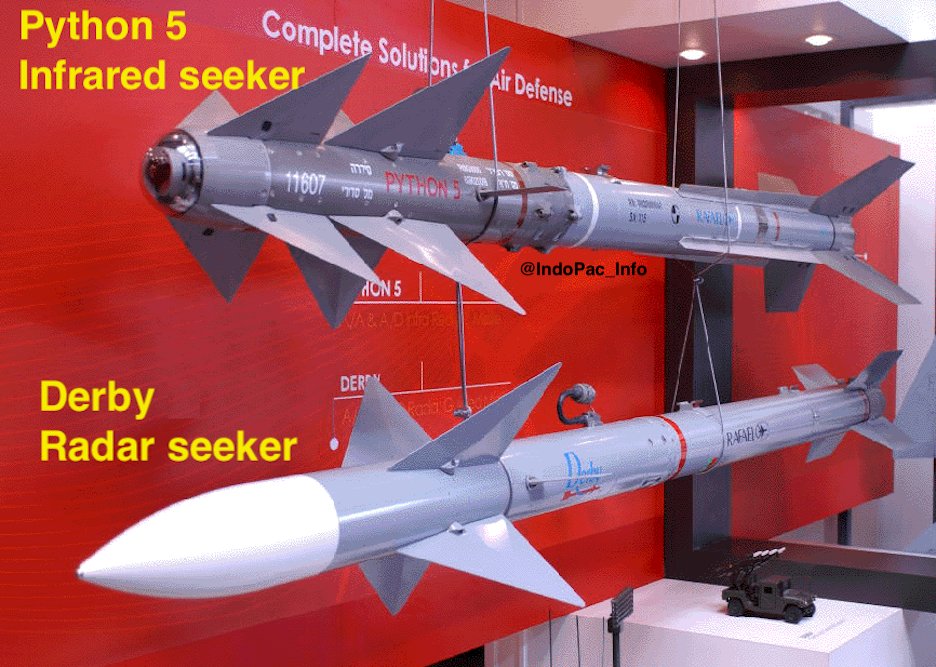 Twitter 上的 Indo-Pacific News - Geo-Politics & Military News:"3: The SPYDER system uses a combination of 2 missiles, originally designed for air to air use: Python 5: Has a dual-band imaging infrared (