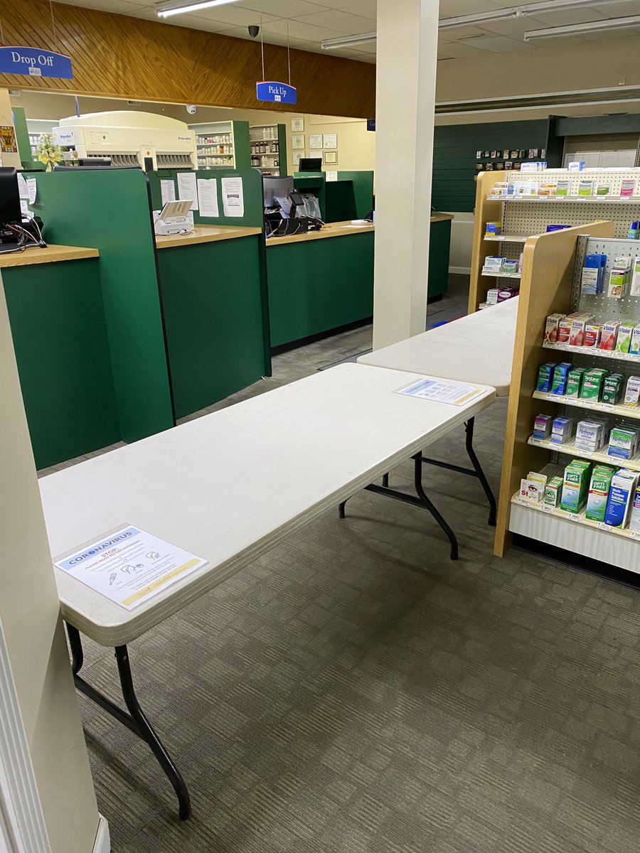 SEMORX's tweet image. Based on guidance from public health officials, we extended our intake &amp;amp; checkout areas at L&amp;amp;S. Working hard to keep our team safe, so we can keep you safe. #SameService #SafeDistance #TryCurbsidePickup #WeDeliver