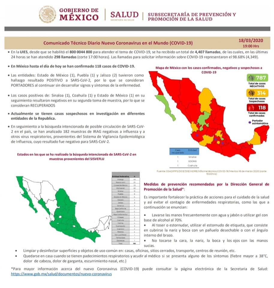SESA_QROO's tweet photo. Comunicado Técnico Diario: Nuevo Coronavirus en el Mundo (COVID-19)

➡ https://t.co/SQmThQxCFq https://t.co/aUCYRrnBsA
