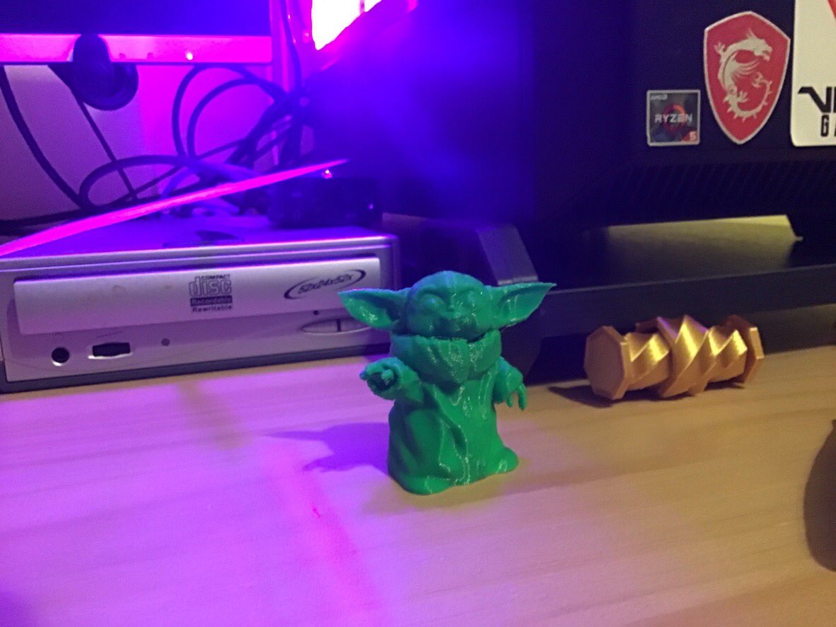 MrMyers_ELA's tweet image. A couple weeks, I jokingly asked if a Coder Dojo student if he’d make me a baby Yoda with his 3D printer, and look what was in my inbox this morning ! Northwood Students are the best. Thanks, Nick! @chasrabesh #TheRangerWay