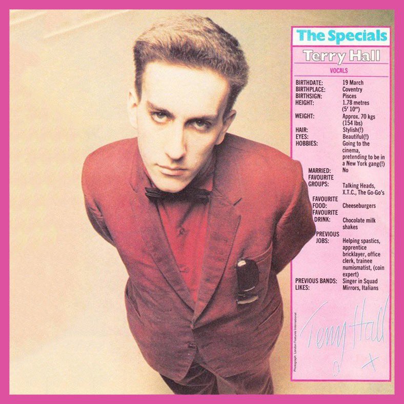  Happy Birthday Terry Hall! 