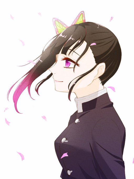 燐堂さんがTwitterに投稿した栗花落カナヲ(鬼滅の刃)のイラスト。