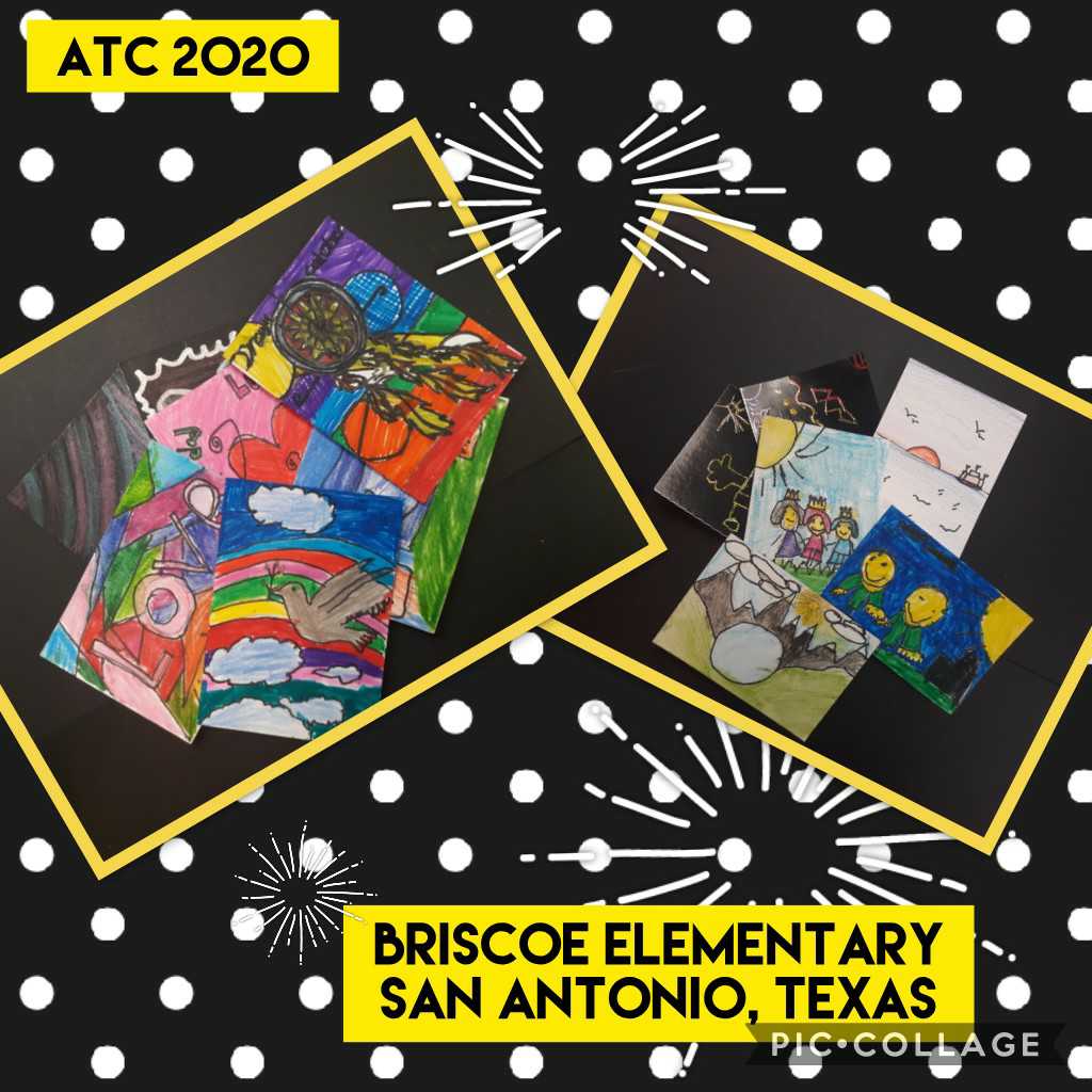 Briscoe Elementary, some of your awesome art landed in Lindale, Georgia <a href="/PESDragons/">Pepperell Elementary</a> <a href="/teripendley/">Sa$quatch</a> @fcsarts.  Can't wait to share them with our kiddos! <a href="/MiniMatisse/">Nic Hahn (she/her)</a>