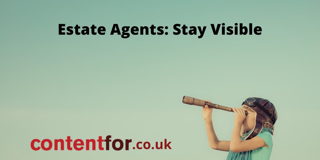 Stay visible! I've added 2 new, editable articles relating to #covid19UK for #contentfor #estateagents members. I'll be adding more soon. If not a subscriber you can still access and choose one completely free. No obligation. Just helping you stay visible. contentforestateagents.co.uk