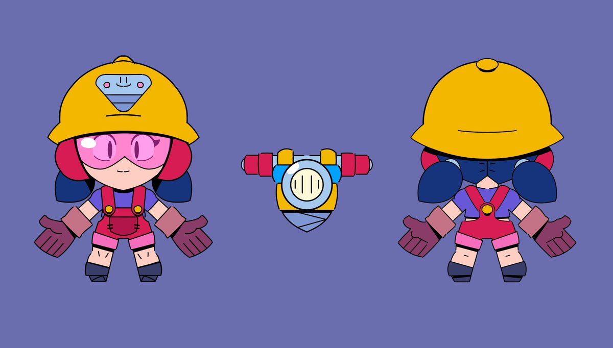 Jacky Brawlstars Conceptart Characterdesign Jacky - brawlstars conceptart c...