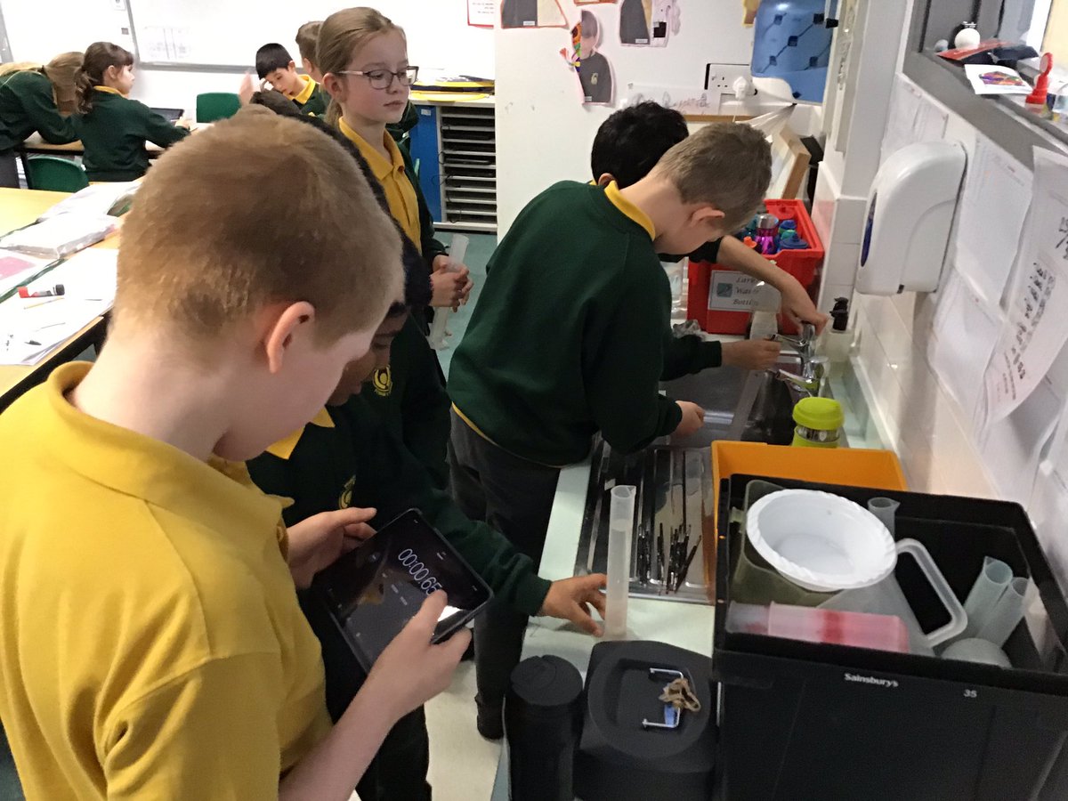swallowsMPS's tweet photo. In Science, we have been learning about water resistance and how it affects motion. We have been dropping blu-tac shapes through water to see which fall quickest. @ScienceMps https://t.co/dtOCKGDyOh