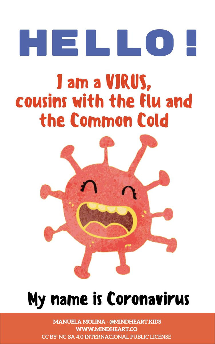 SarahMarieOB's tweet photo. An incredibly child-friendly #COVID19 resource available in multiple languages as a PDF to help explain the virus and reduce anxiety about it.

https://t.co/XCHFgDA6Sa https://t.co/RS8L7uGmmy