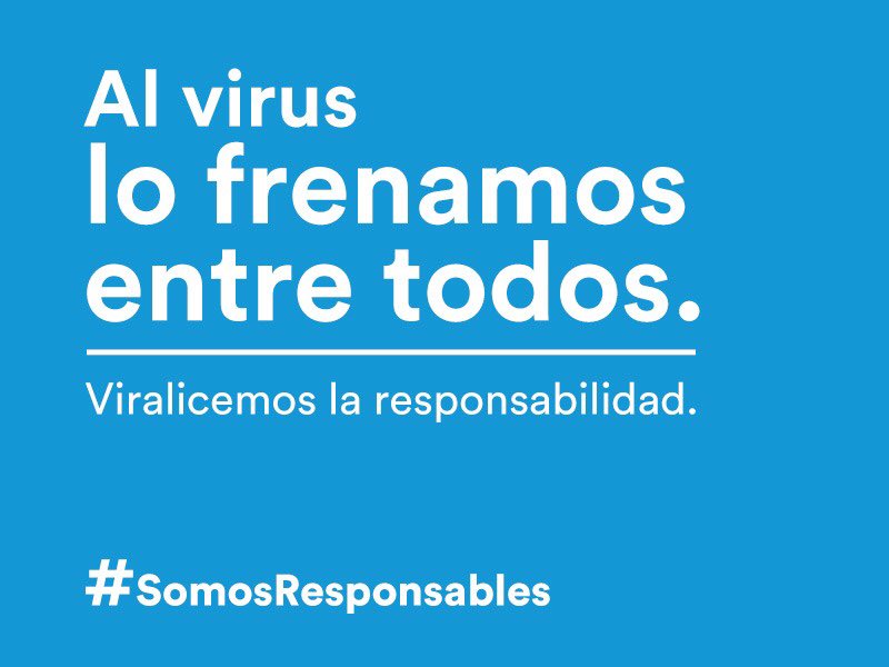 ScaniaArgentina's tweet photo. #SomosResponsables quedándonos en casa, salvo fuerza mayor. No son vacaciones.

#SomosResponsables lavándonos bien y frecuentemente las manos con agua y jabón, o en su defecto con alcohol en gel.

#SomosResponsables https://t.co/qGW0sdmtd8