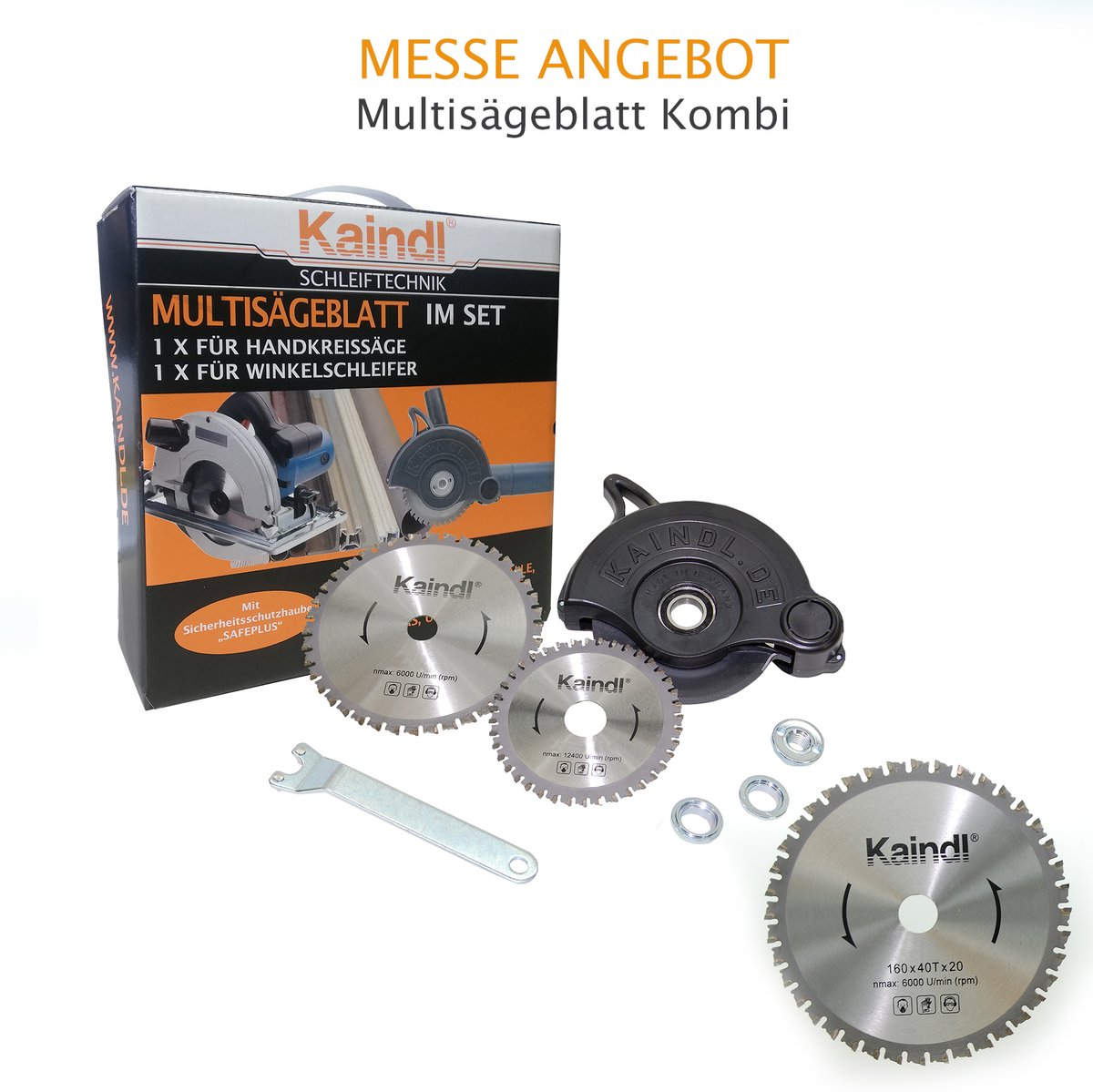 Jetzt zugreifen! Messe-Angebot Multisägeblatt Kombi
+ Multisägeblatt 160x20 mm extra
Komplettpaket zum #Sonderpreis!

Mehr Info: kaindl.de/de/multis%C3%A…

#kaindl #messe #angebot #vorteile #sägen #multi #winkelschleifer #anglegrinder #sawblade #handkreissäge #multifunktional