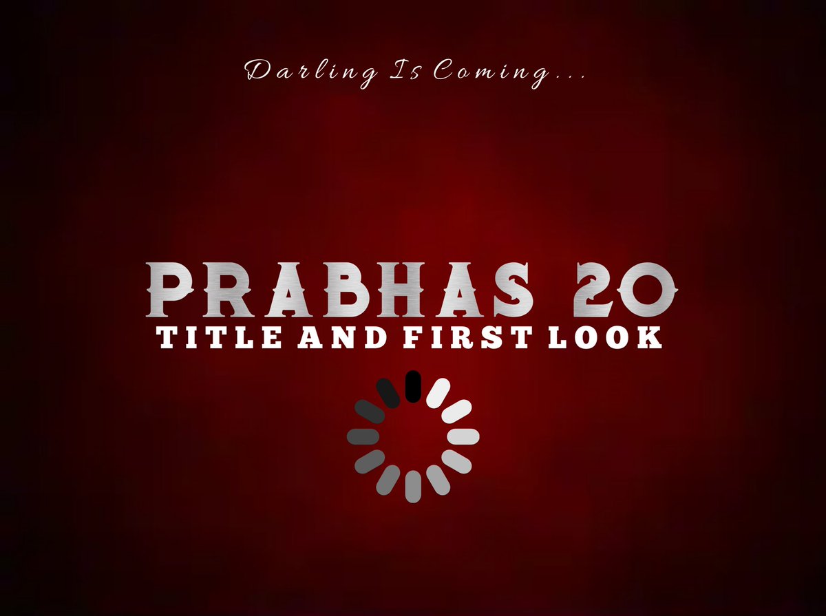 urssaivineeth's tweet photo. Let's Put This Has DP 💥👍
All The Rebels Who Is Waiting For #Prabhas20 ❤️
#DarlingIsComing
@UV_Creations @UVKrishnamRaju @director_radhaa @priyadarshi_i https://t.co/8GmHjJXNk8