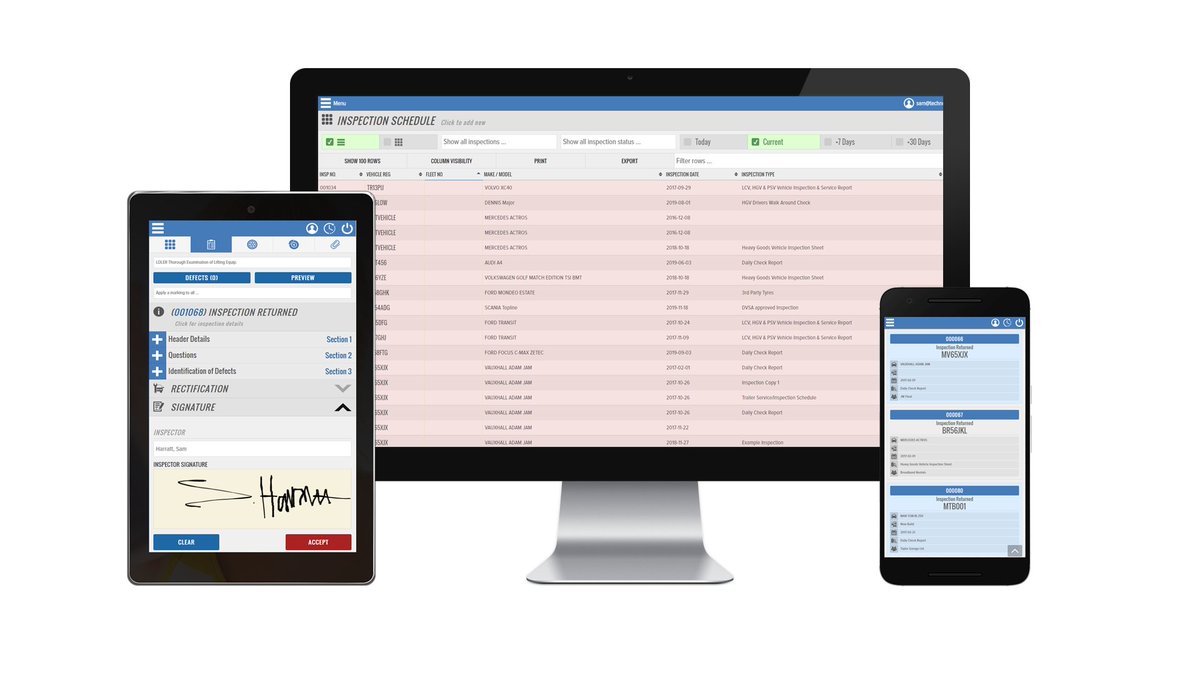 AcceleratorGM's tweet image. Our comprehensive inspection module enables you to set up unlimited inspection templates that can be linked as a default to any vehicle.

Find out more about our inspection module at clever-accelerator.uk/accelerator-ad…

#CleverAccelerator #AdditionalModules #InspectionModule