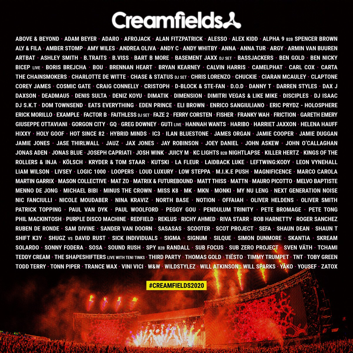Creamfields's tweet photo. #Creamfields2020 https://t.co/wY1pF9PKjr
