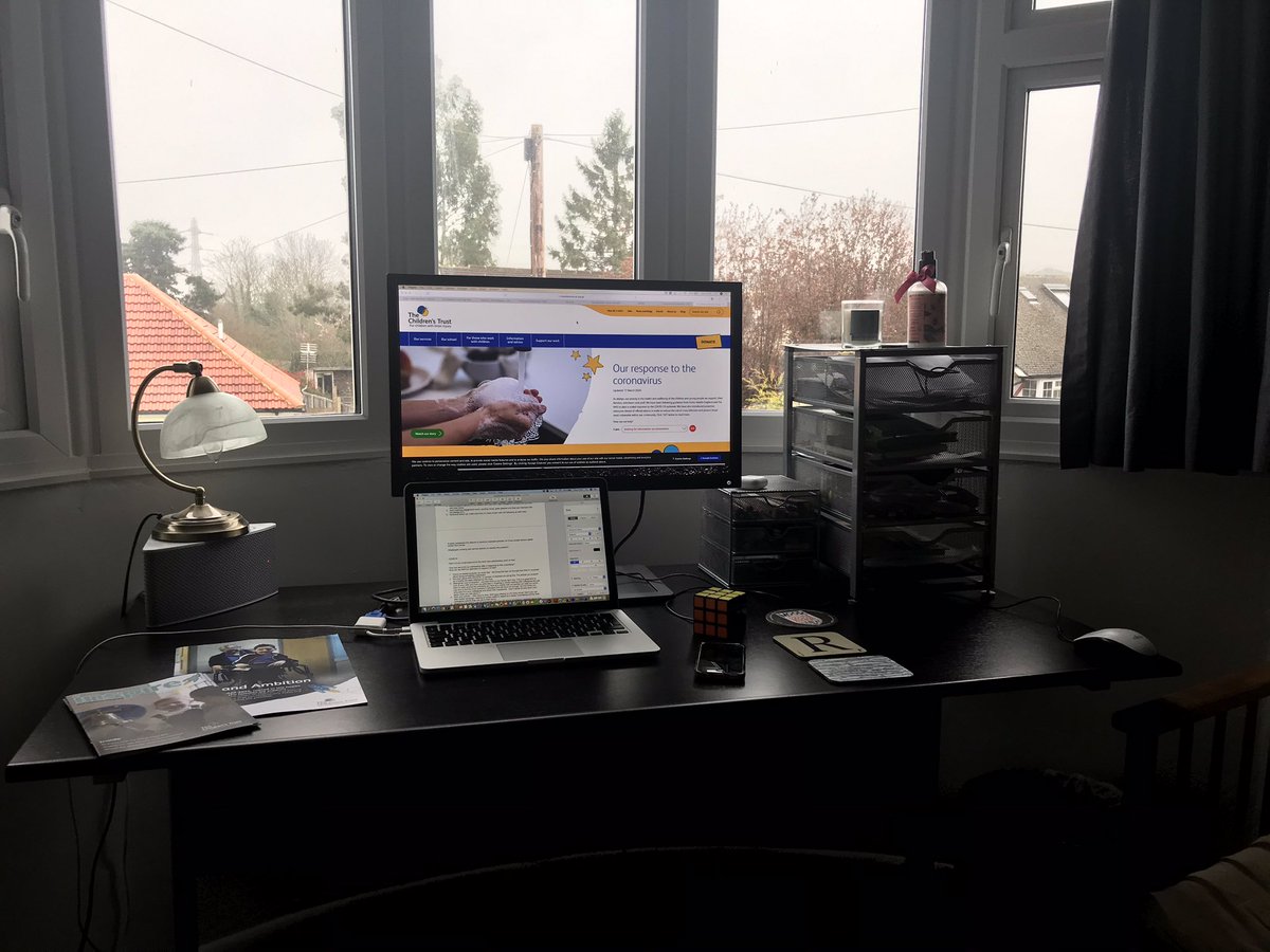 Ruth_TCT_FR's tweet photo. @AngiecarterUK @soniaeastick @McVities @paul_fixy @LizSurrey @beckyhopwood01 @Childrens_Trust I’m all set up at home and loving the video chats 🥰 https://t.co/TjLDUDN50m