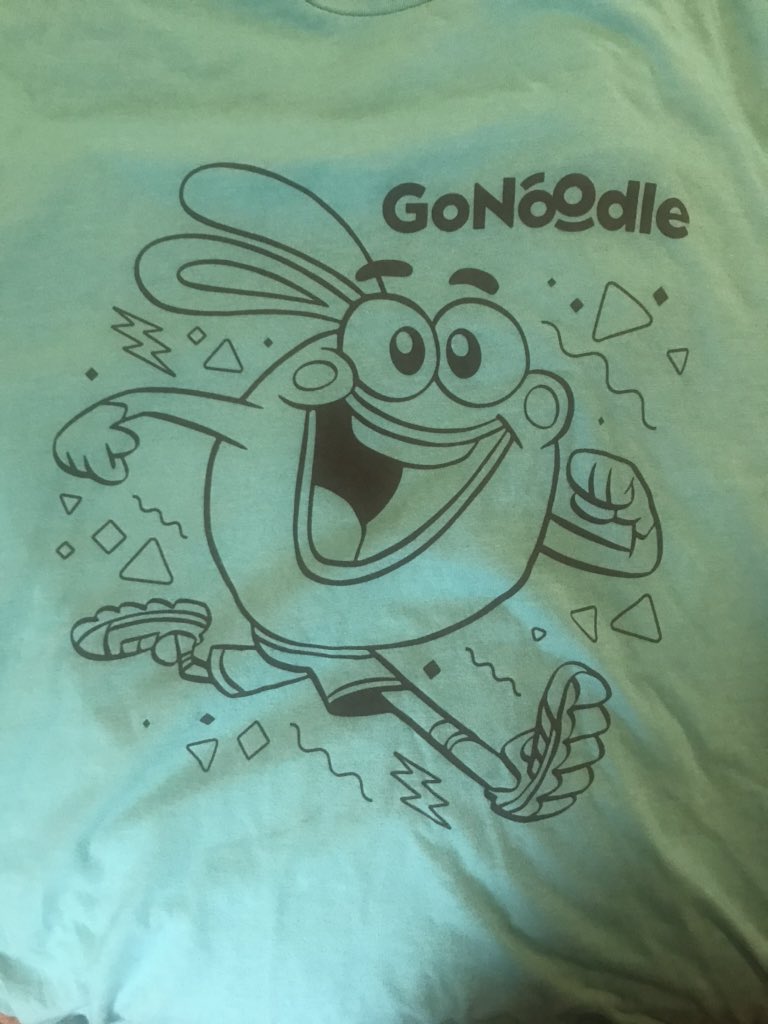 SmitherSmarties's tweet photo. @culp_barber @GoNoodle Oh I love this! I too have a gonoodle shirt! 😊 https://t.co/sqO55N4xBE