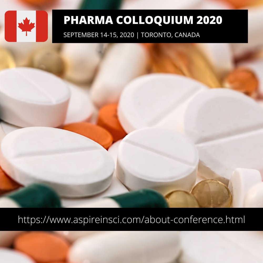 W: aspireinsci.com/about-conferen…
PharmaColloquium2020 conferences provide the best Platform for your research through oral presentations.
Share the ideas with both eminent researchers and mentor

#pharmaceuticalsciences #drugdelivery #pharmaceuticals #clinicaltrial #scientiest #immunee