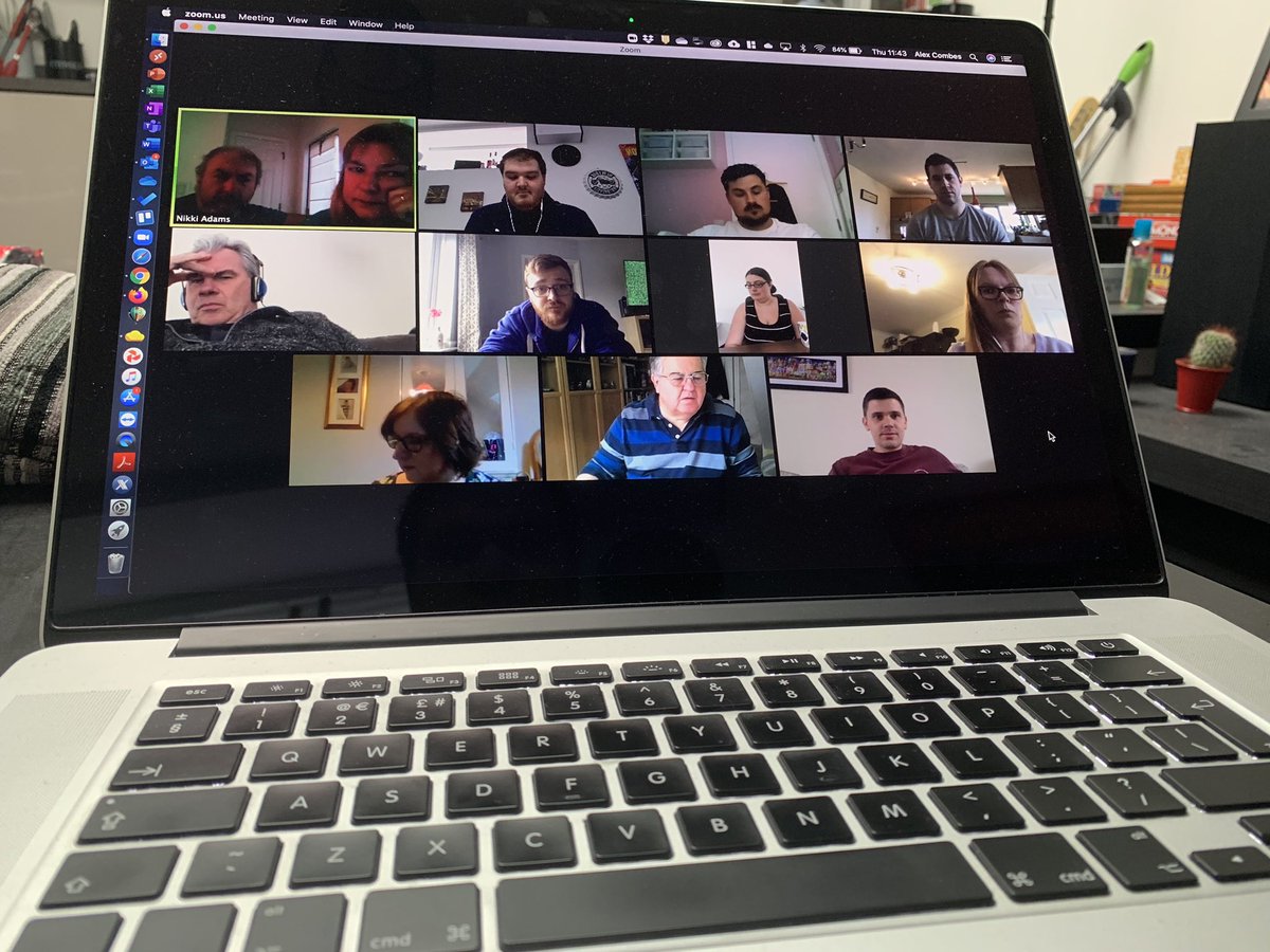 alex_combess's tweet photo. Nothing stops the @AdValoremGroup Senior Management team! #connectedbusiness #remoteworking https://t.co/15TMlsYzvJ