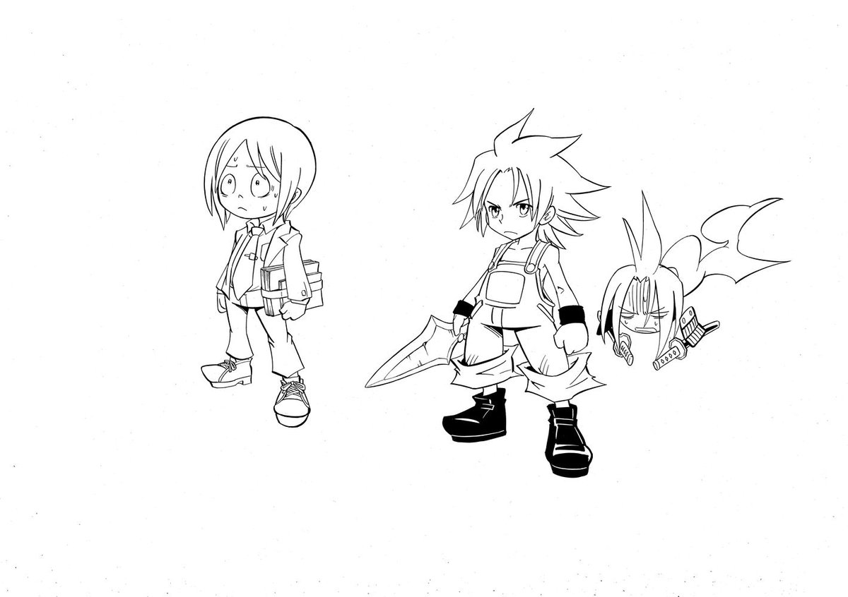 シャーマンキング展 青森会場新規ビジュアル発表 Twitter企画第2弾 シャーマンキング展twitter会場ぬり絵コーナー Togetter