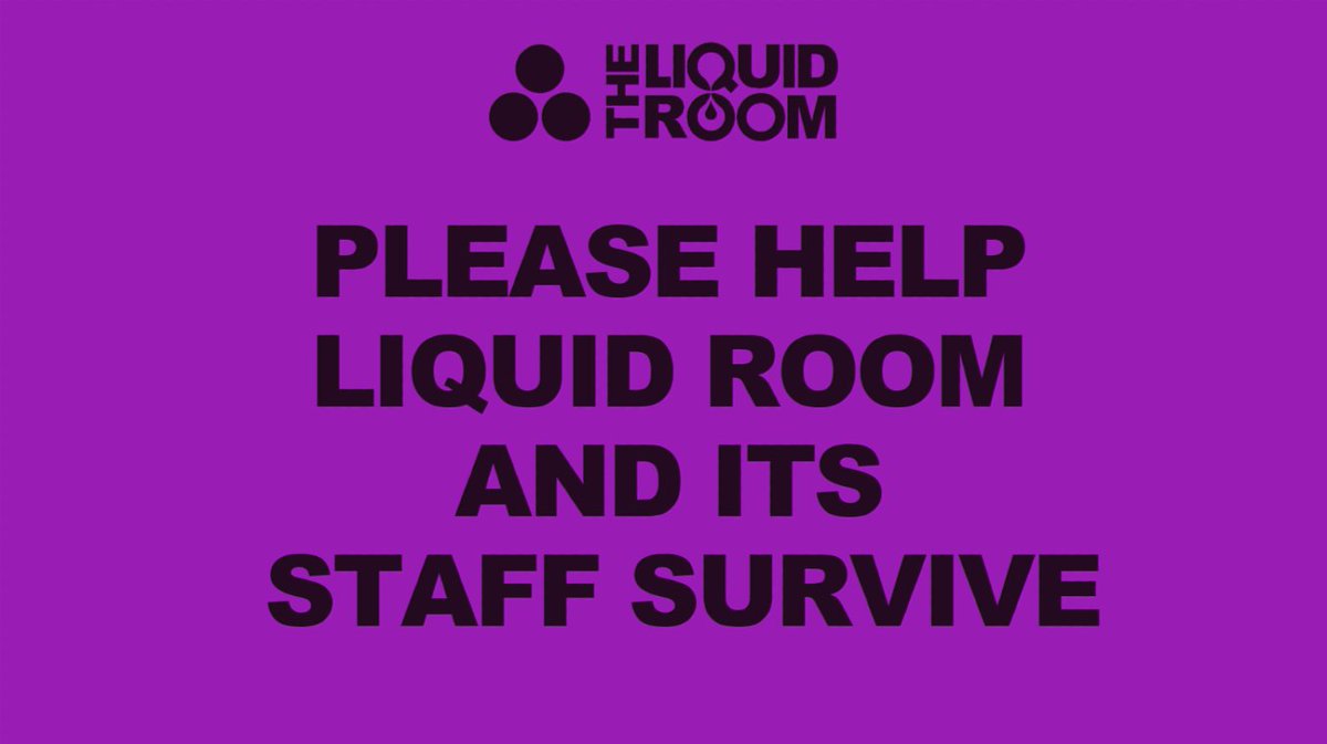 *** IMPORTANT NEWS ***

PLEASE HELP SAVE THE LIQUID ROOM AND ITS STAFF SURVIVE.

crowdfunder.co.uk/help-the-liqui…