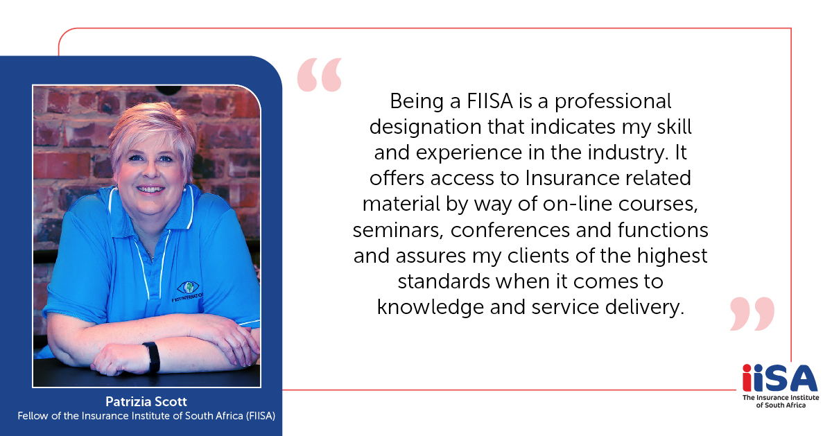 IISA_ins's tweet photo. "Being a FIISA is a professional designation that indicates my skill and experience in the industry."
-Patrizia Scott, Fellow of the Insurance Institute of South Africa (FIISA)
#IISAFellowship #IISA #InsuranceSA #InsuranceFellowFriday #ProfessionalMembership https://t.co/2llte5YX2D