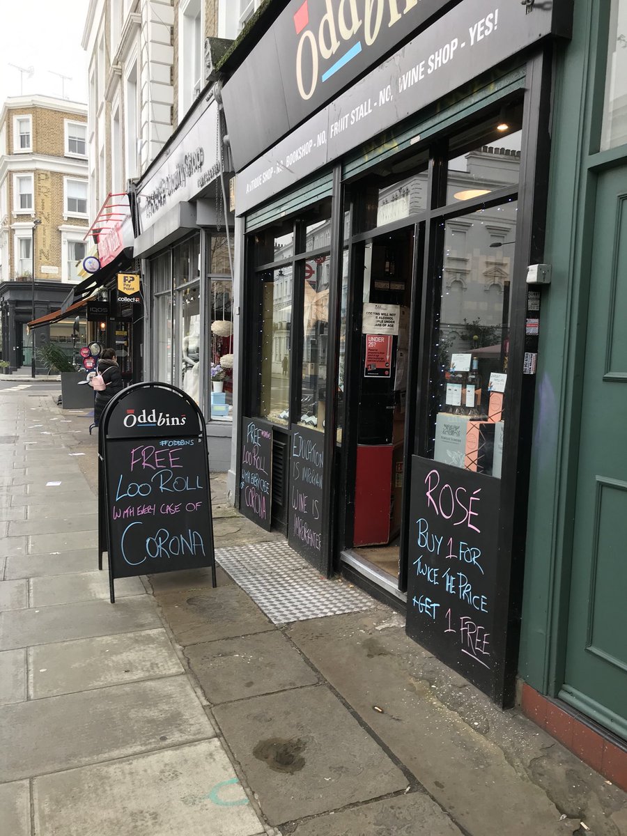 CatherineFBlyth's tweet photo. Different supply chain operating on Portobello Road today https://t.co/0GEW6iNLT9