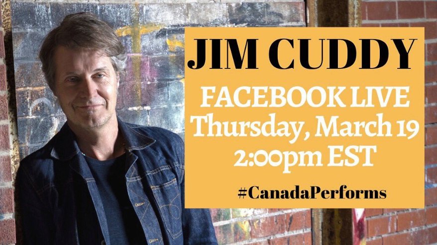 Great news! 🎉We’ve teamed up with Facebook Canada to launch a short-term $100,000 relief fund #CanadaPerforms that will pay Canadian artists for their live online performances. We’re accepting applications between now and March 31st. More info:➡️bit.ly/2xRXqH3 1/2